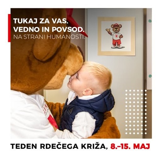 Teden Rdečega križa je od 8. do 15. maja.